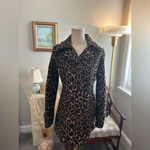 Xhilaration Animal Print Coat